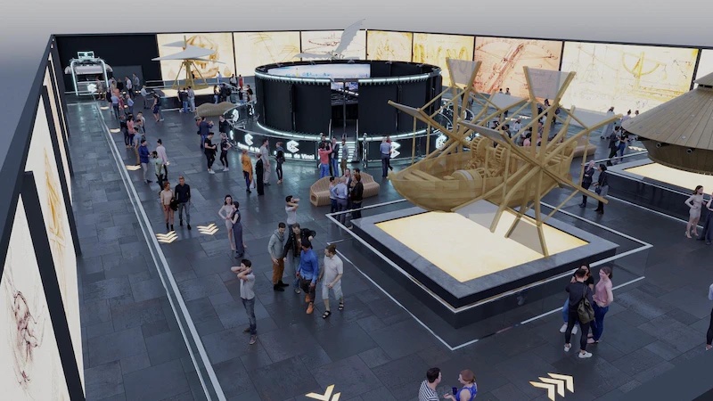 Express da Vinci model