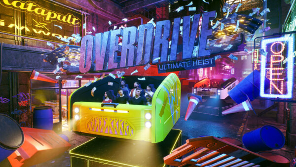 OVERDRIVE: Ultimate Heist Dark Ride entered into blooloop Innovation Awards 2022