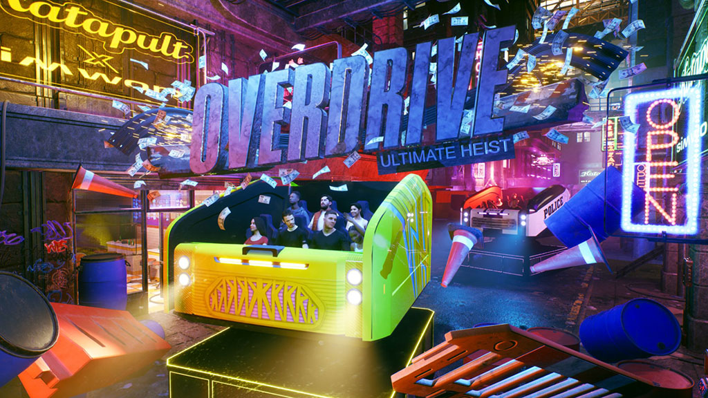 OVERDRIVE: Ultimate Heist Dark Ride entered into blooloop Innovation Awards 2022