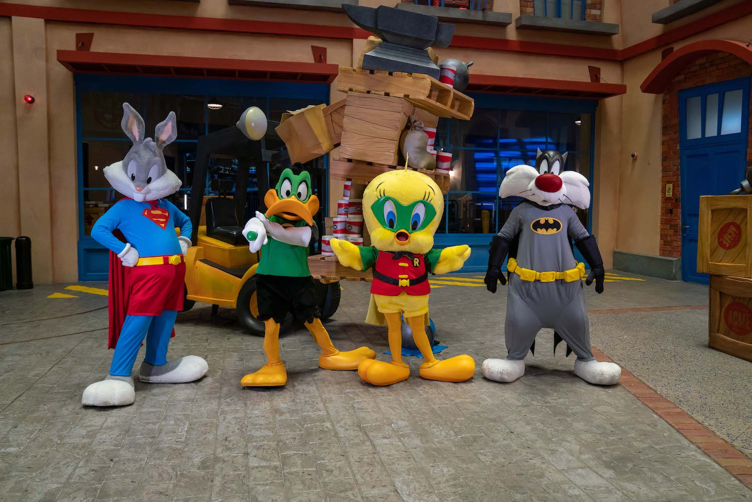 world abu dhabi's dc superhero season characters experience hub