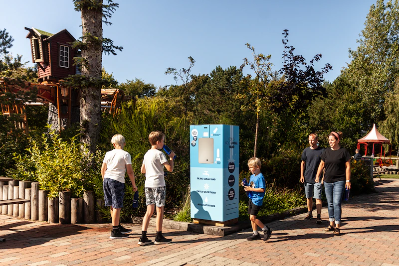 Waterstations use recycling wetap