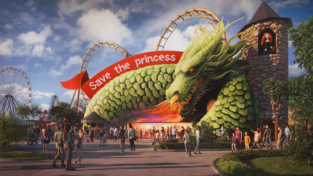 Beat the storm save the princess concept art
