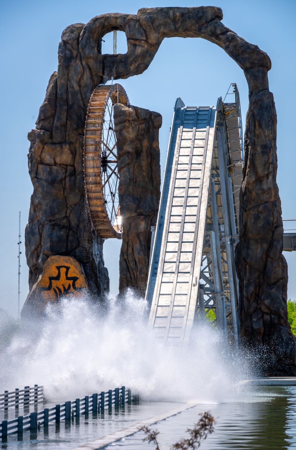 Yuta Falls SuperFlume splash