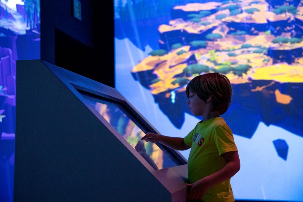 The Creative Technology Gallery - touch screen