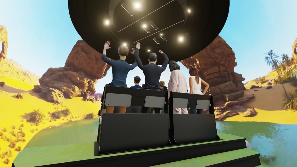The Super Reality Stand-Up Theater concept art