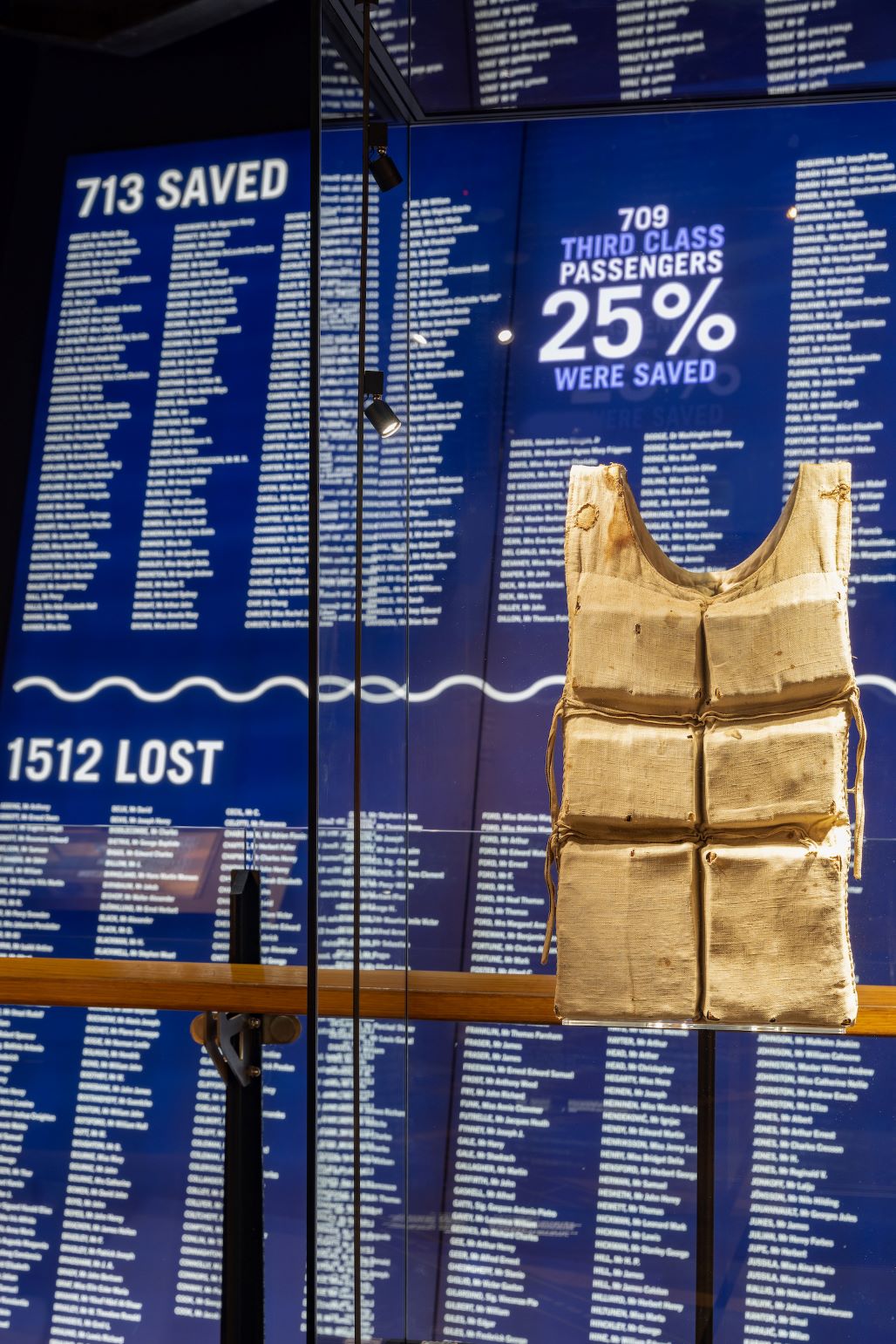 The Titanic Experience - lifejacket