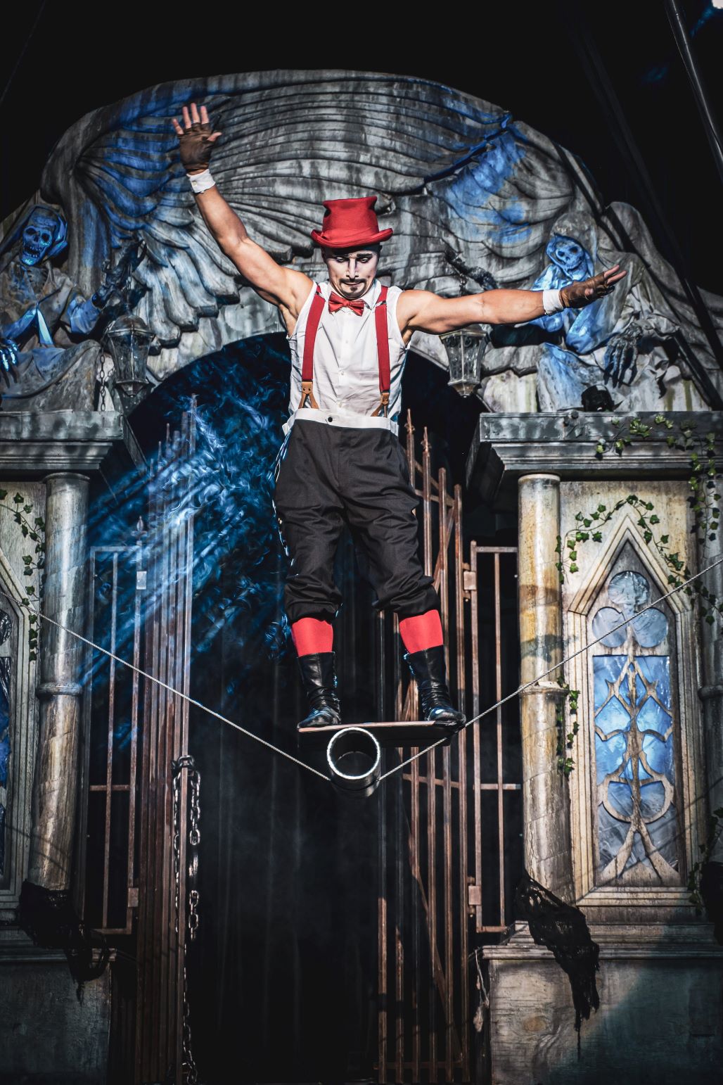 The Vampire Circus tight rope