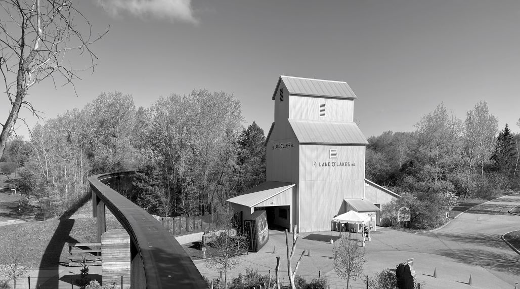 Treetop Trail - grain elevator before renovation