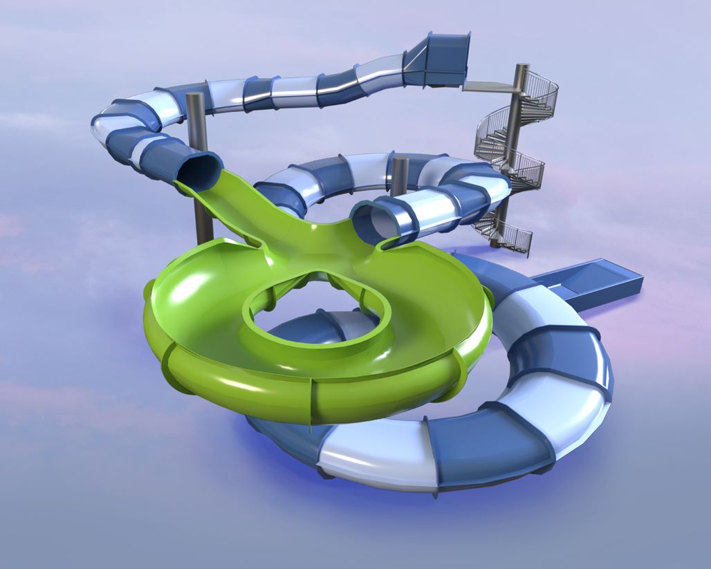 Wiegand Xslide concept - green and blue
