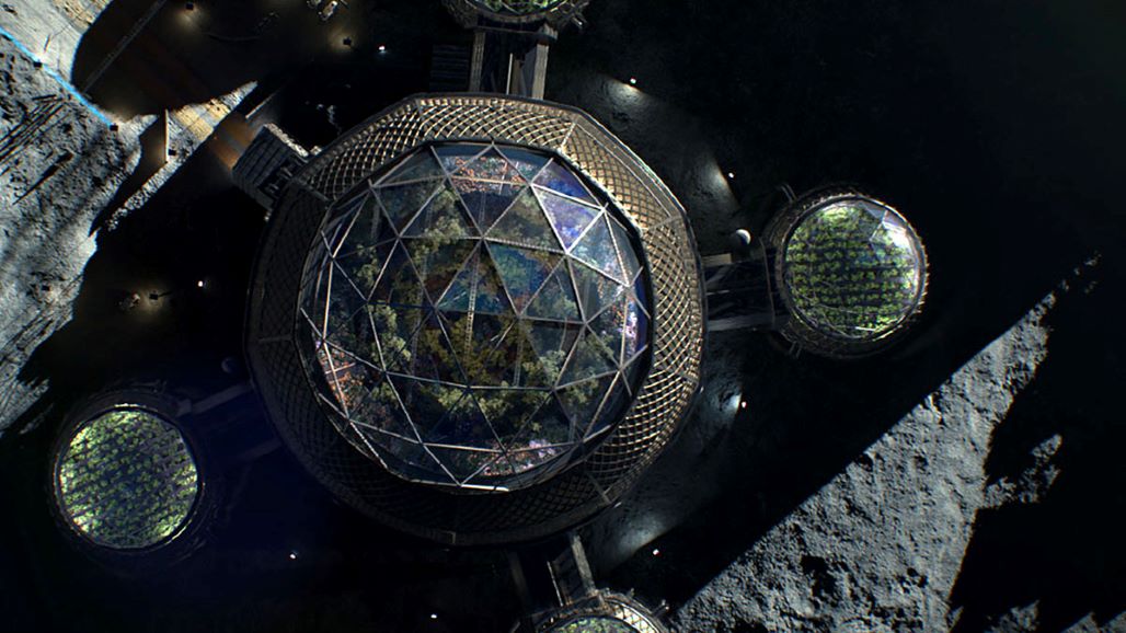 moonbase movie imagery