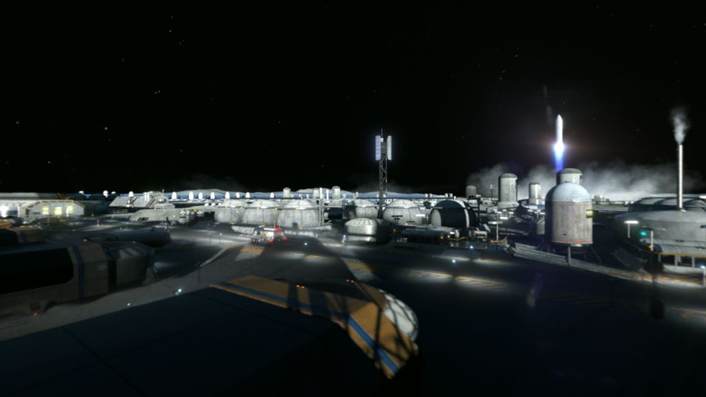 moonbase rocket base