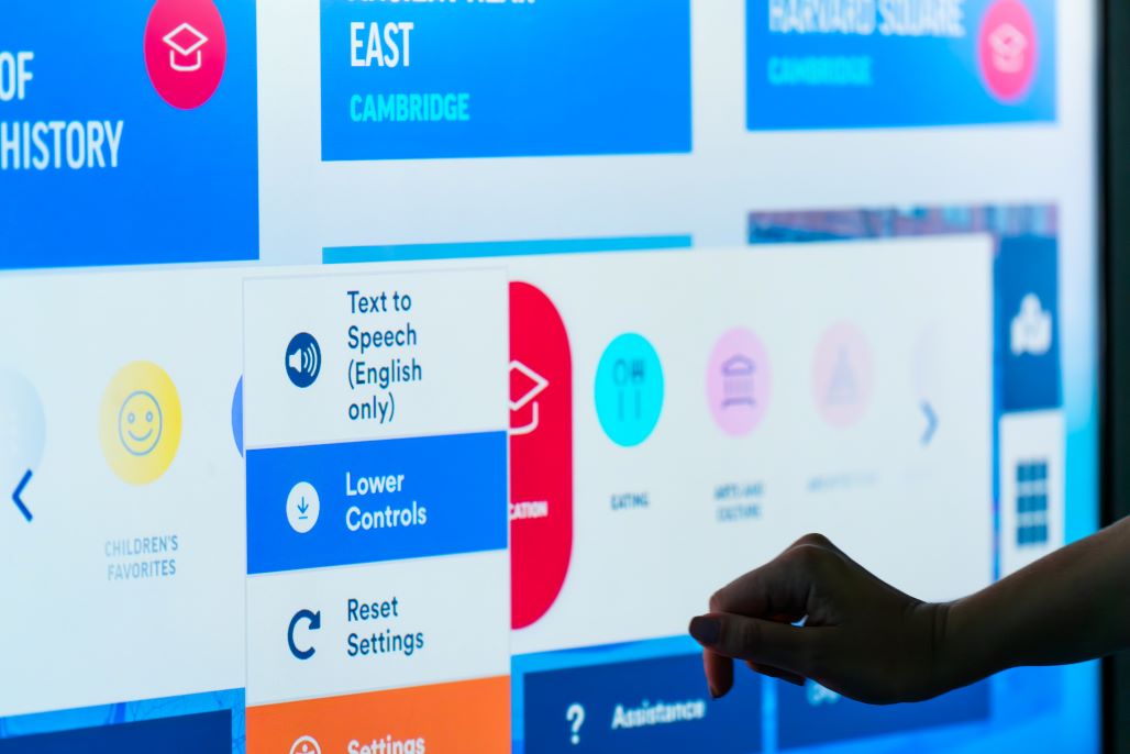 view boston touch screen