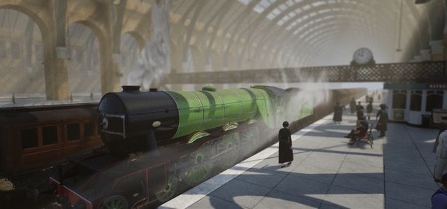 Flying Scotsman VR Kings Cross Platform