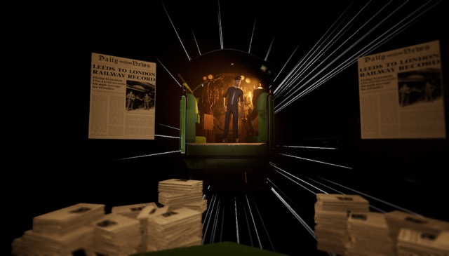 Flying Scotsman VR Newspapers
