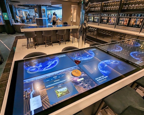 MSC Ideum interactive screen table