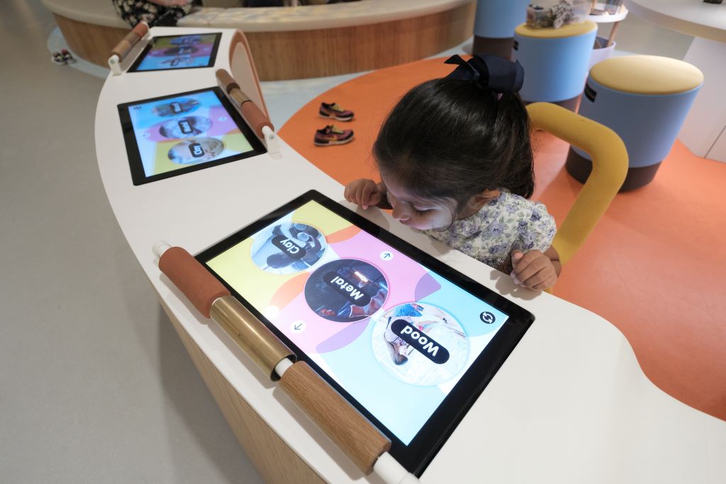 Met 81st Street Studio - interactive screens