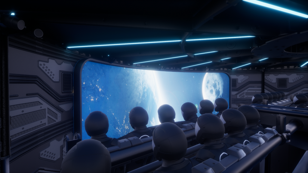 Space Vertical Camp - inside spaceship
