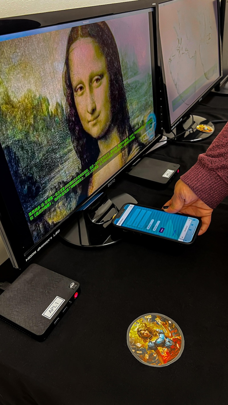 Alice®, the patented AI virtual docent system