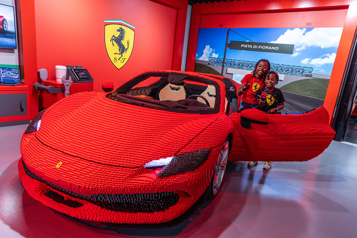 LEGO Ferrari Build and Race at LLFR - blooloop innovation awards
