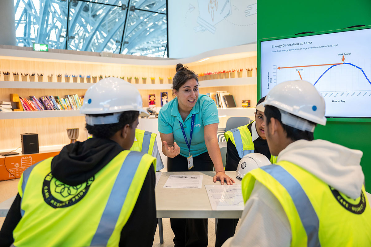 Terra sustainability teaching at Expo City Dubai - blooloop innovation awards 2024