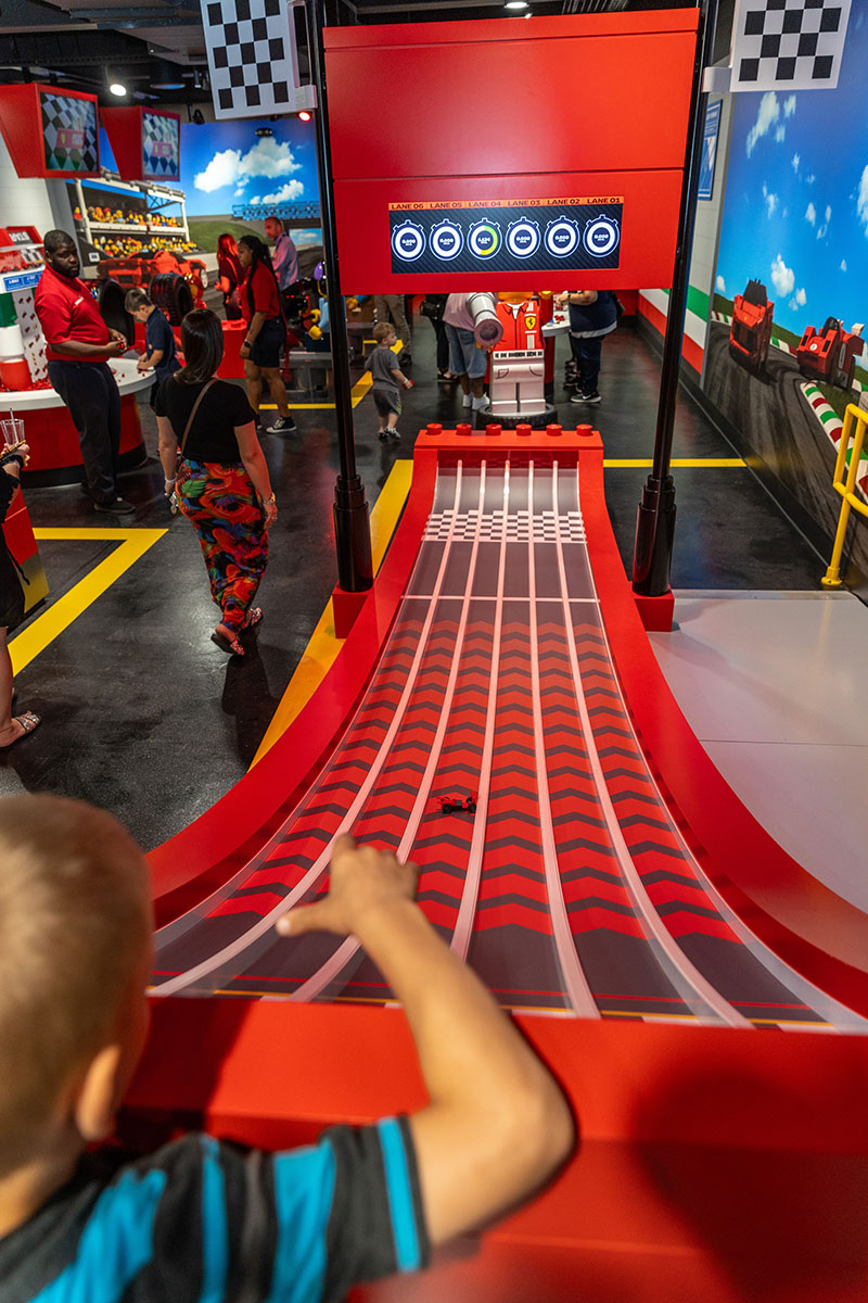 LEGO Ferrari Build and Race at LLFR - blooloop innovation awards