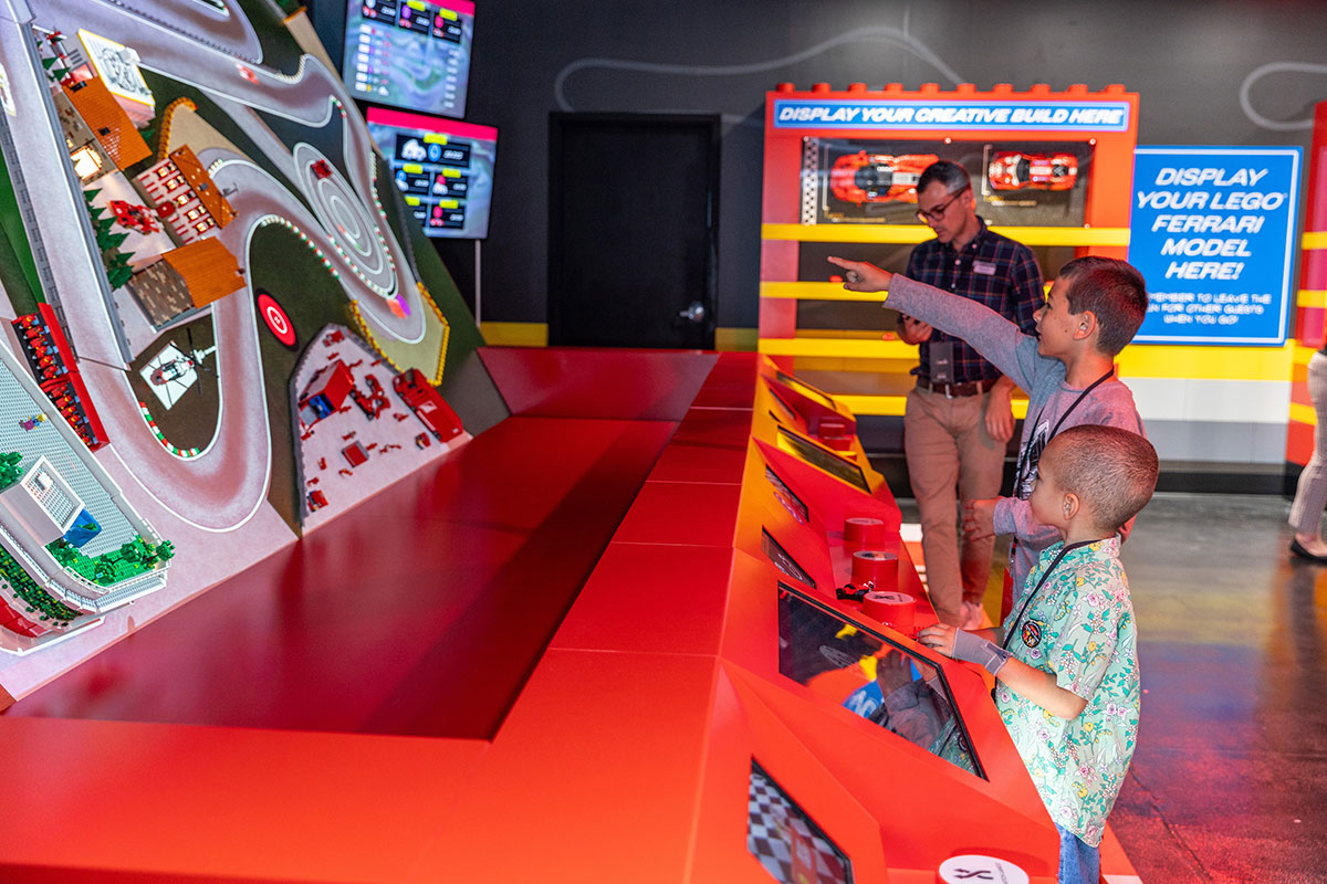 LEGO Ferrari Build and Race at LLFR - blooloop innovation awards
