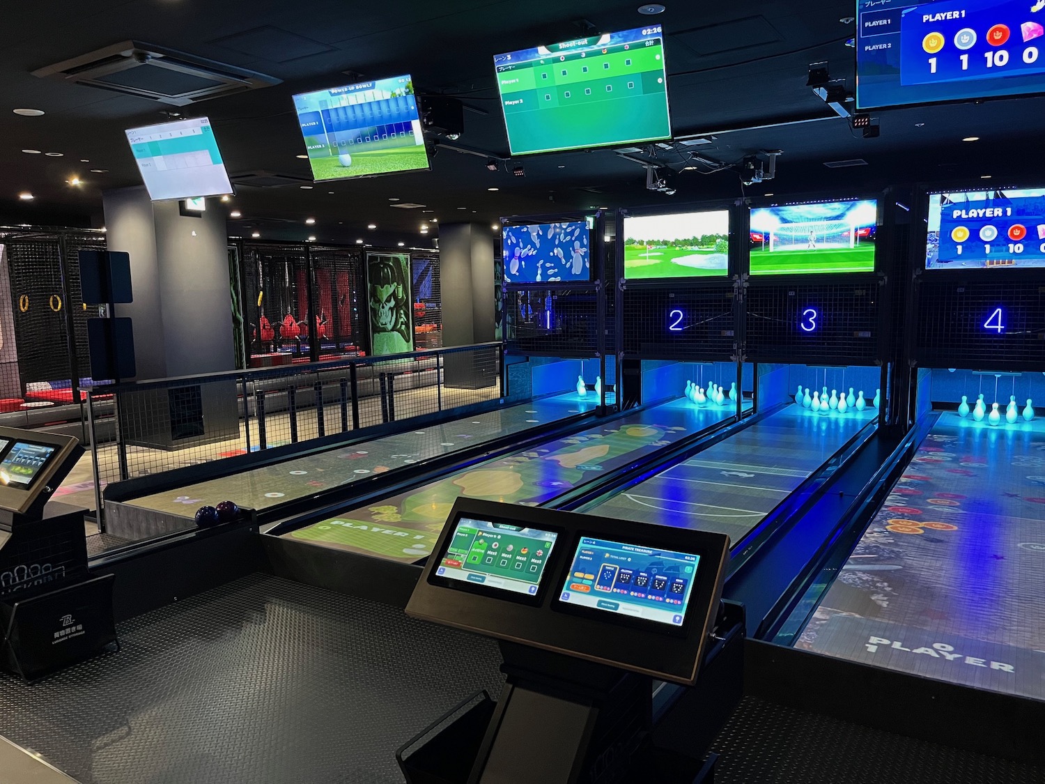 funk platform for bowling