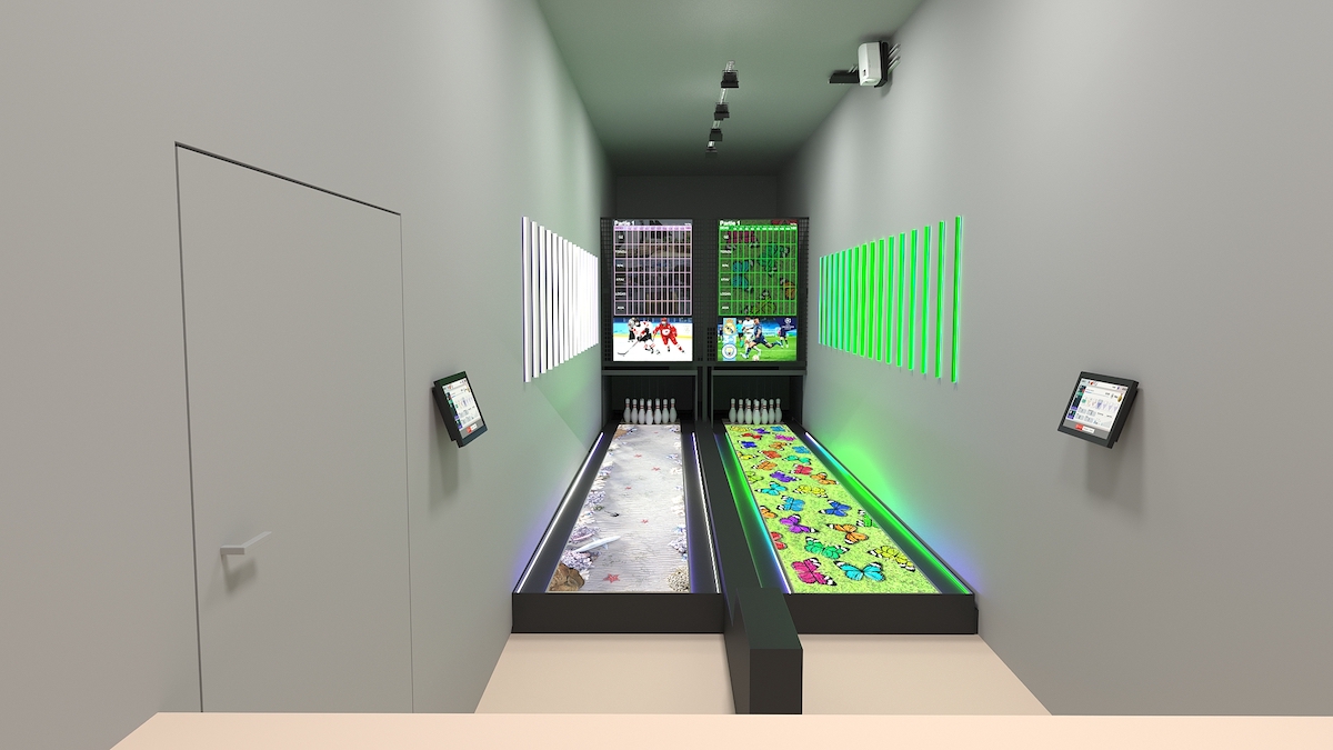 funk platform for bowling